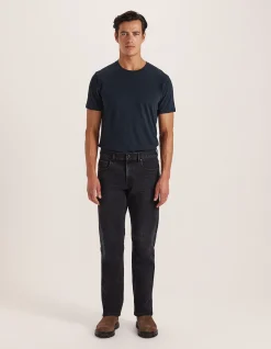 Cooper Washed Black Straight Leg Jean