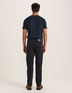 Cooper Washed Black Straight Leg Jean