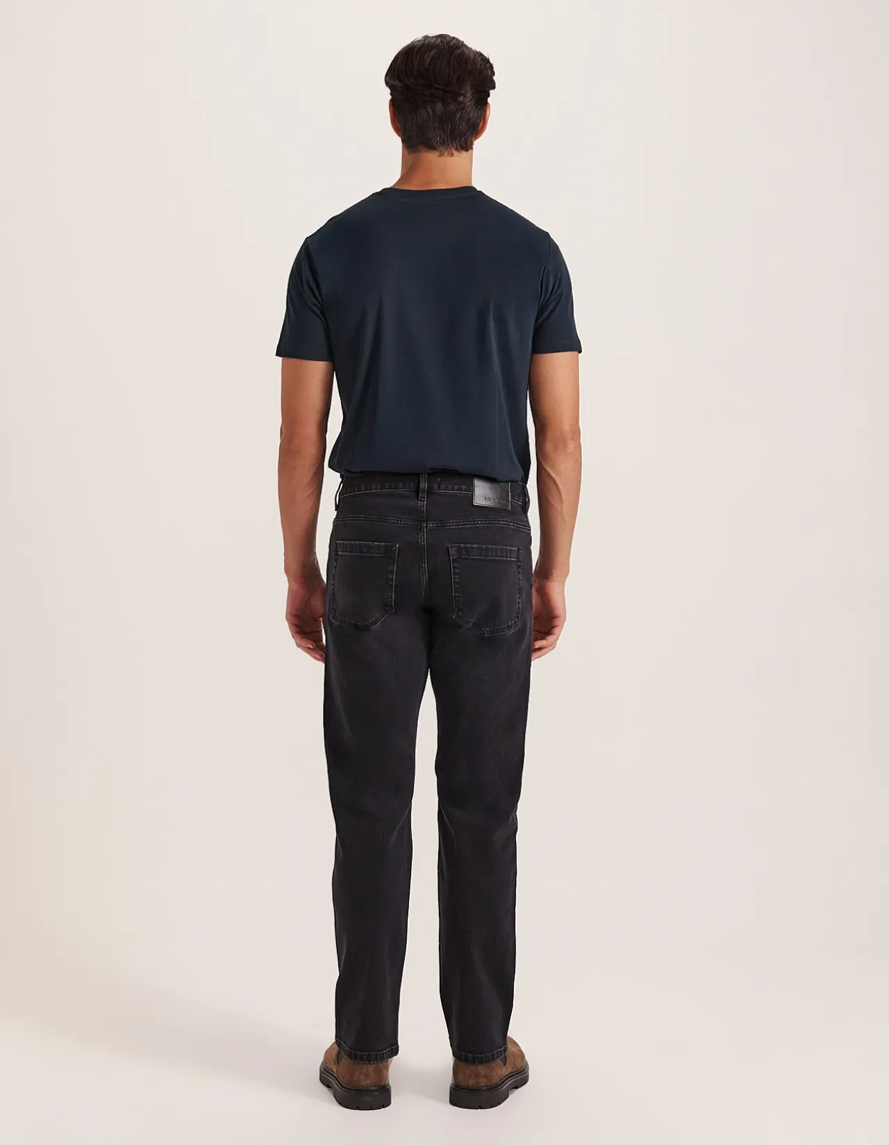 Cooper Washed Black Straight Leg Jean