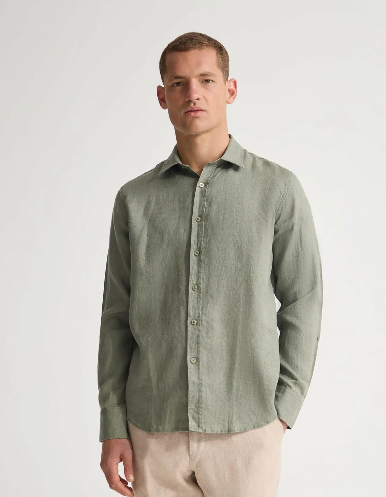 COPPER EUROPEAN LINEN SHIRT