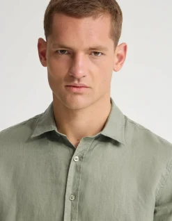 COPPER EUROPEAN LINEN SHIRT