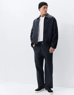 Cord Jacket: Cozy Relaxed Rugged in Plush Corduroy with Faux Sherpa Lining