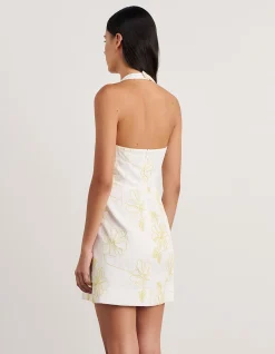 CORNELIA LINEN MINI DRESS