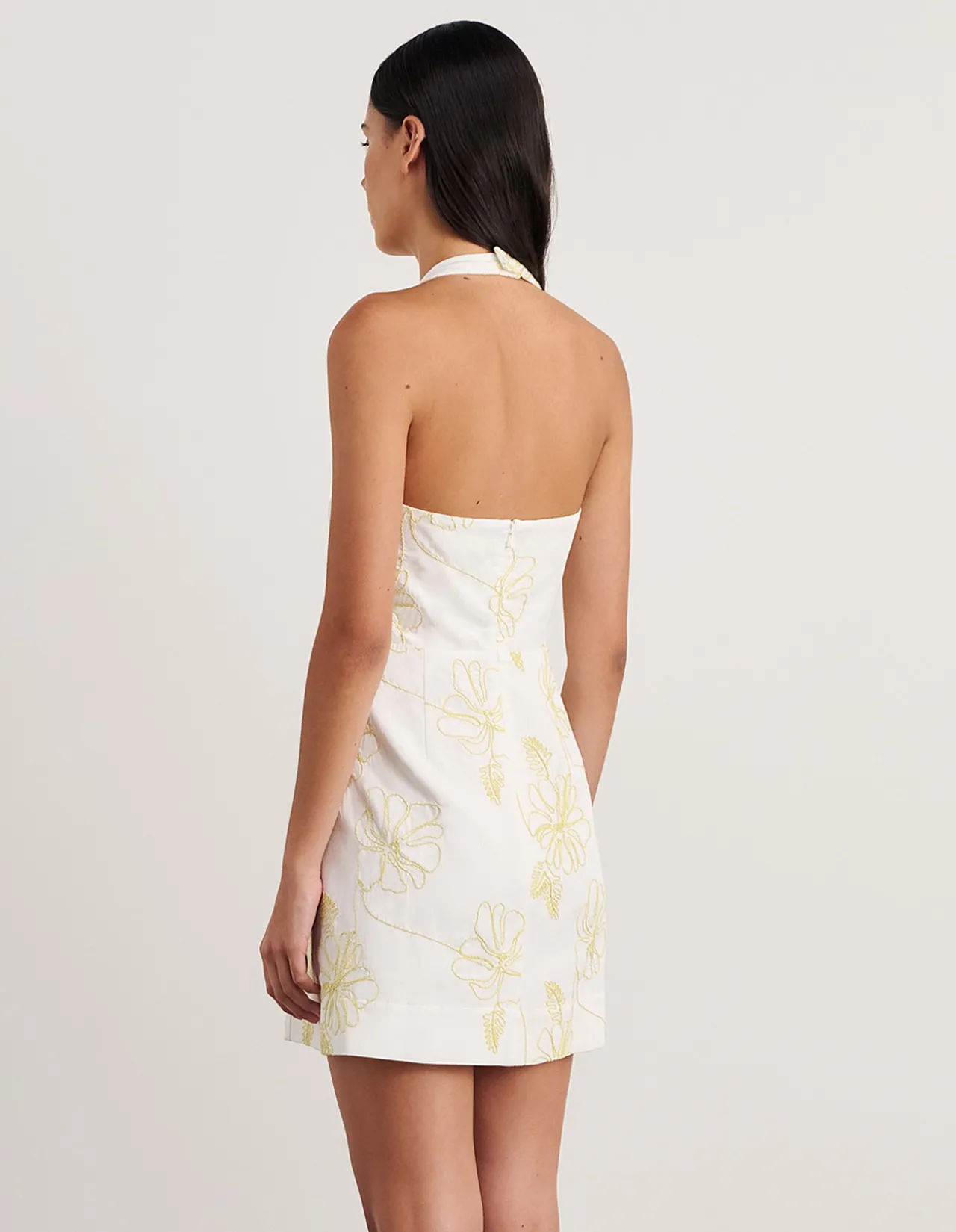 CORNELIA LINEN MINI DRESS