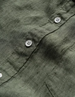 Coromandel Long Sleeve Sports Fit Shirt - Kelp