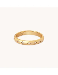 Cosmic Star Band Ring