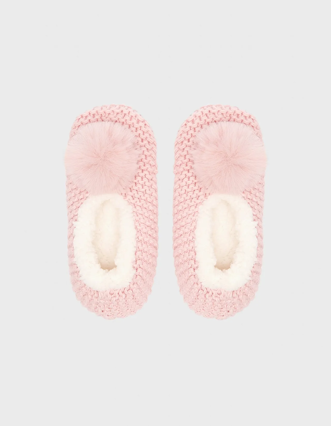 Cosy Cable Slipper Socks