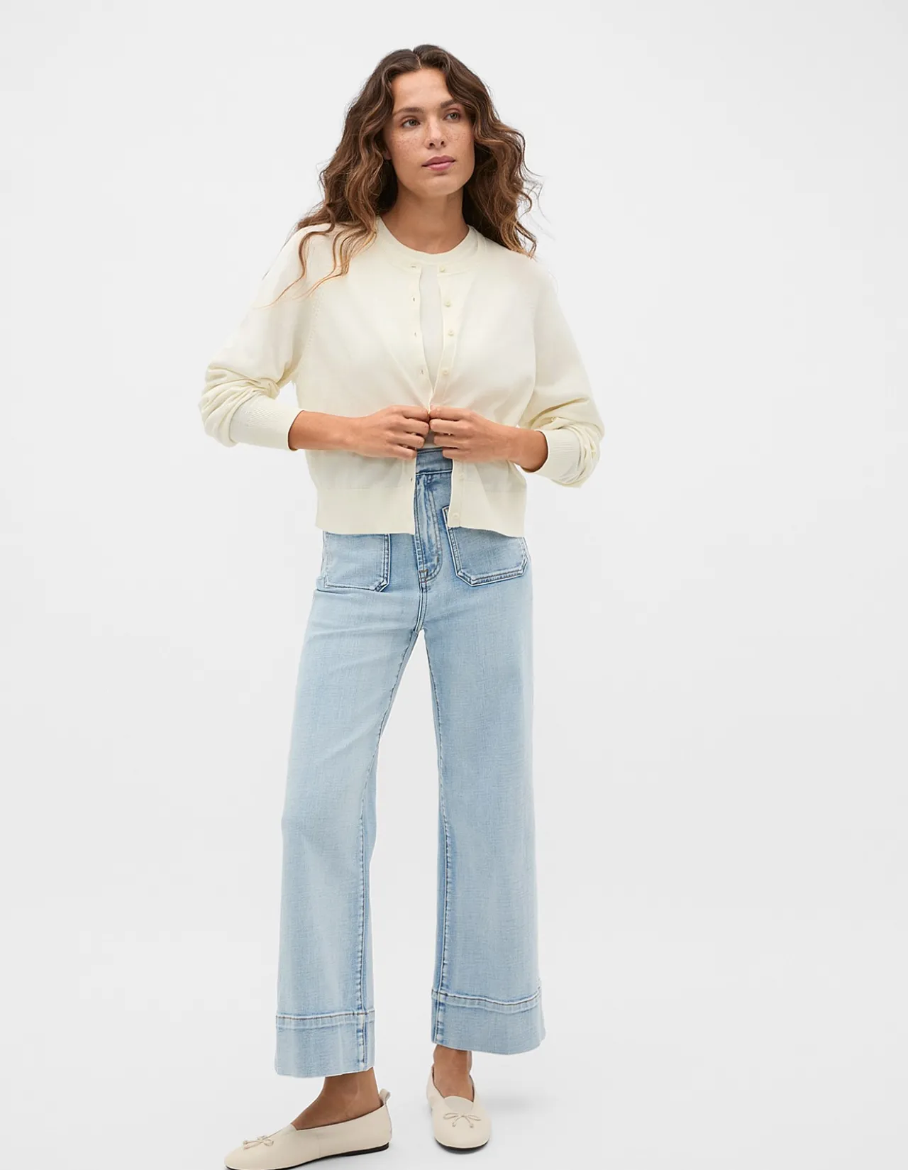 COTTON BLEND RAGLAN CARDIGAN