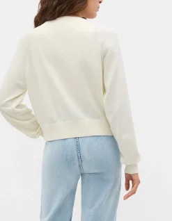 COTTON BLEND RAGLAN CARDIGAN