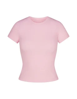 COTTON RIB T-SHIRT