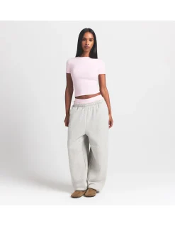COTTON RIB T-SHIRT
