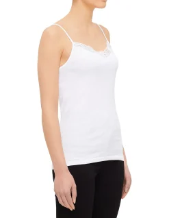 Cotton Cami W/Lace