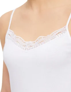 Cotton Cami W/Lace