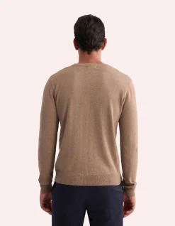 COTTON CASHMERE CREW NECK KNIT