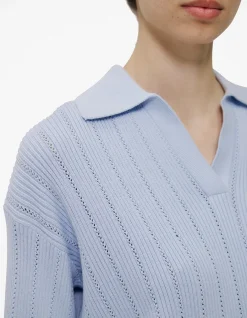 Cotton Cashmere Fine Cable Polo
