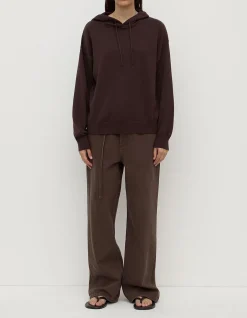 Cotton Cashmere Hoodie Ganache