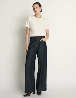 COTTON CASHMERE KNIT TEE