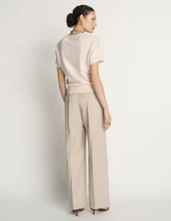 COTTON CASHMERE KNIT TEE