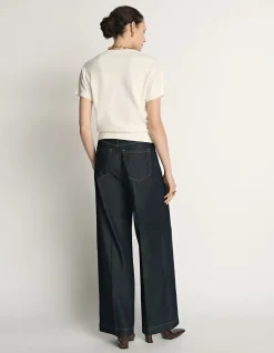 COTTON CASHMERE KNIT TEE
