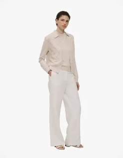 Cotton Cashmere Mock Neck Tank