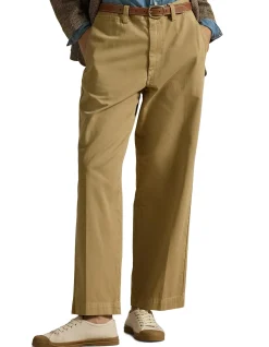 COTTON CHINO STRAIGHT-LEG PANT