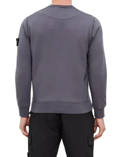 Cotton Fleece Garment Dyed Crewneck Sweatshirt