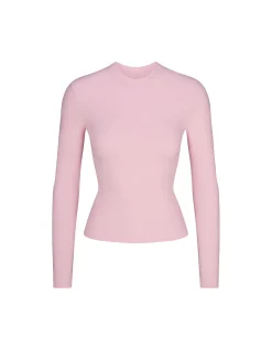 COTTON JERSEY LONG SLEEVE T-SHIRT