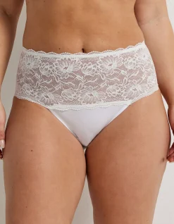 COTTON & LACE FULL BRIEF BRIEF