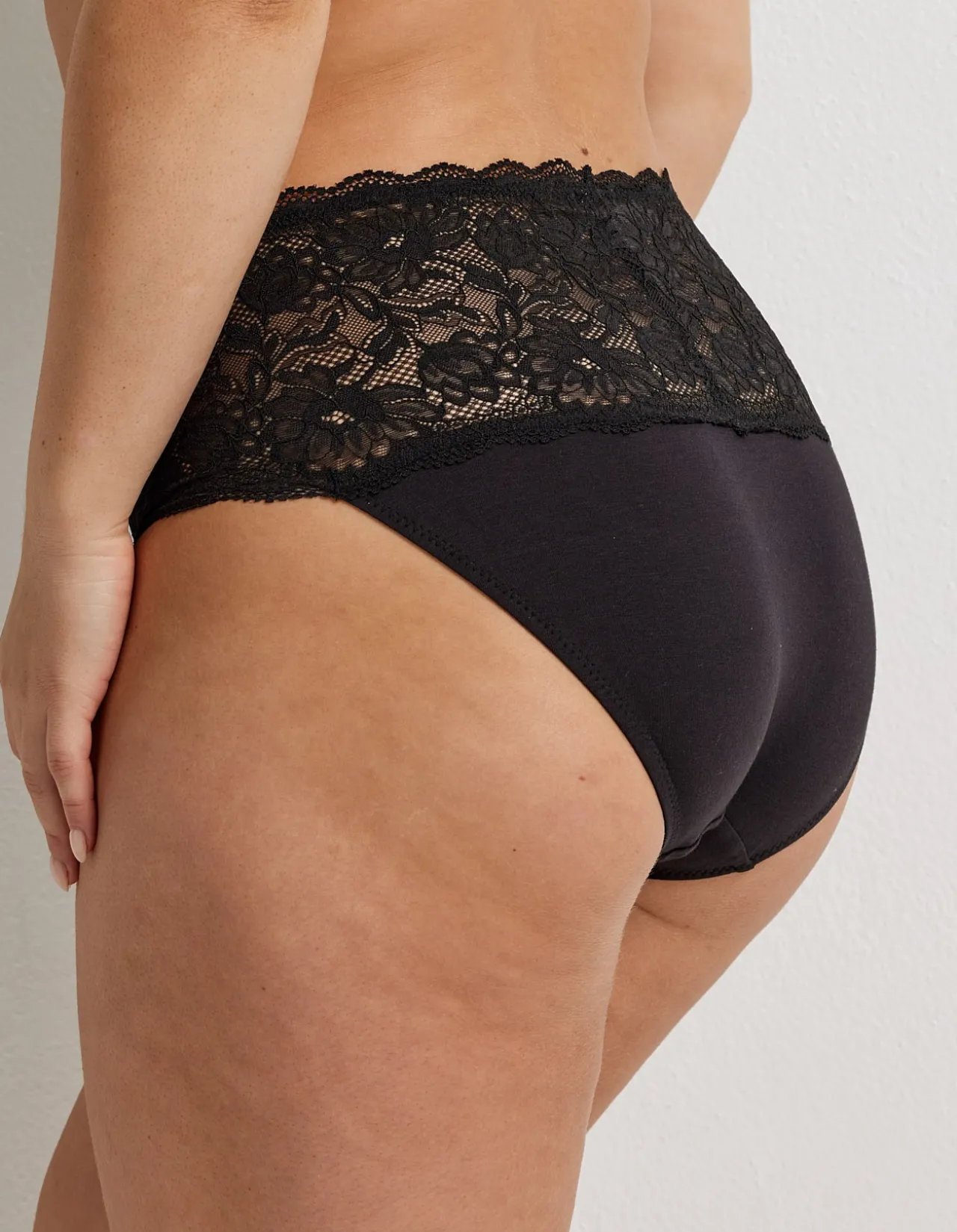COTTON & LACE FULL BRIEF BRIEF