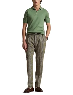 Cotton Polo-Collar Sweater