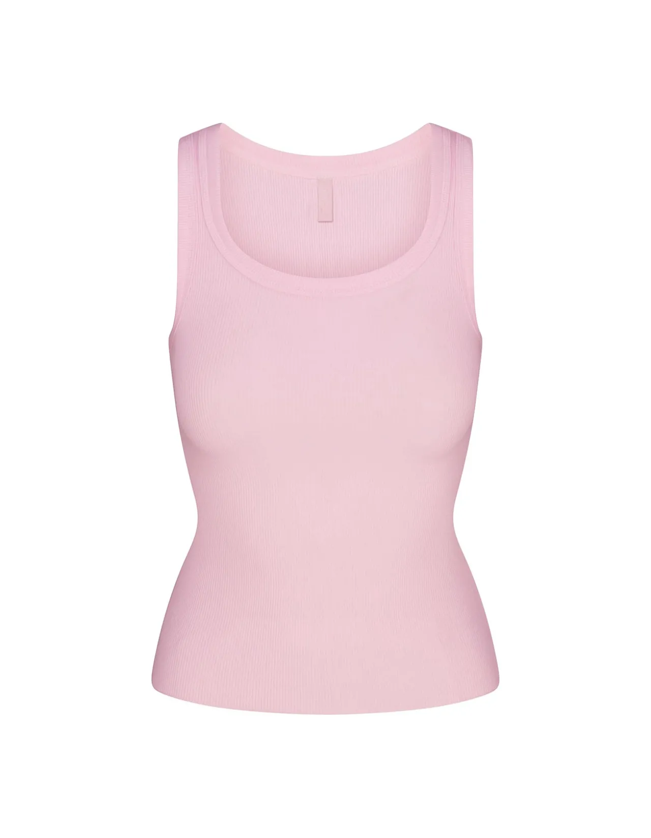 COTTON RIB HIGH SCOOP TANK
