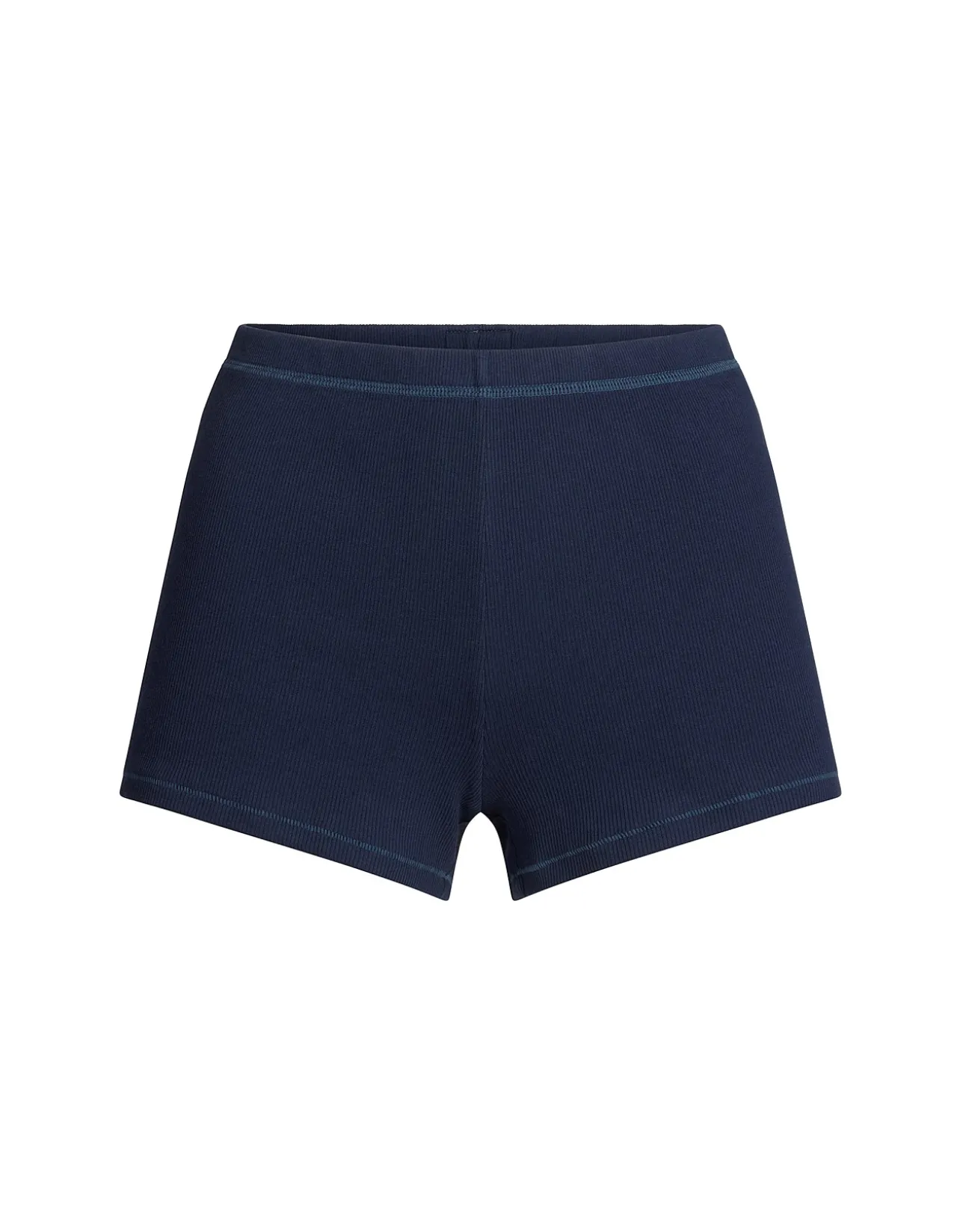 COTTON RIB LOOSE SHORT