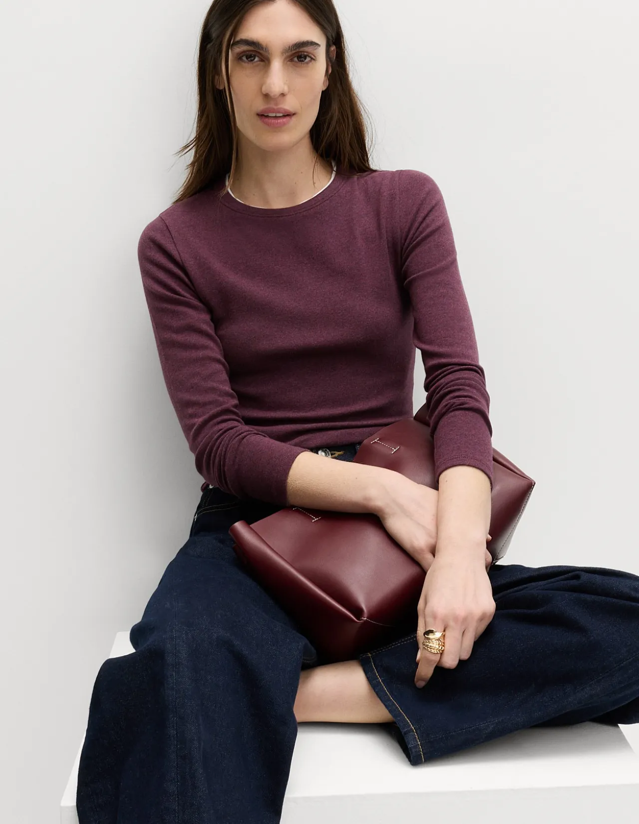 Cotton Rich Double Layer Top