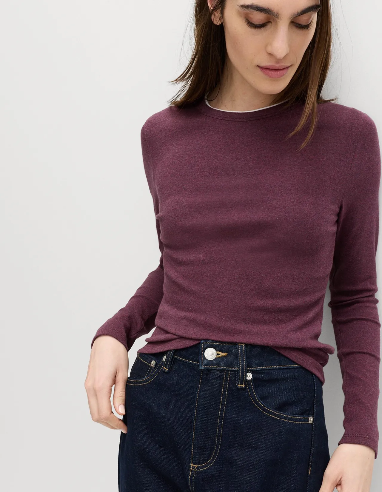 Cotton Rich Double Layer Top