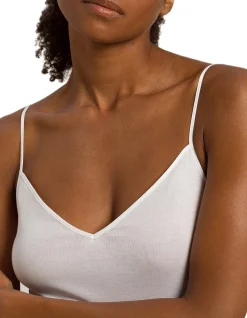 Cotton Seamless Spaghetti Top
