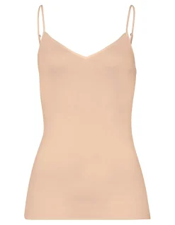 Cotton Seamless Spaghetti Top