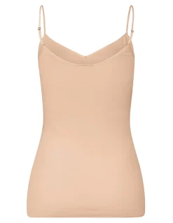 Cotton Seamless Spaghetti Top