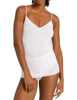 Cotton Seamless Spaghetti Top