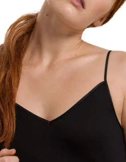 Cotton Seamless Spaghetti Top