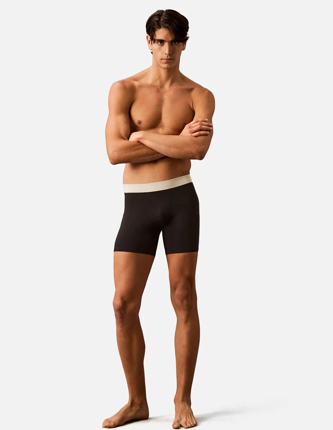 Cotton Stretch Long Leg Boxer Brief 3 Pack