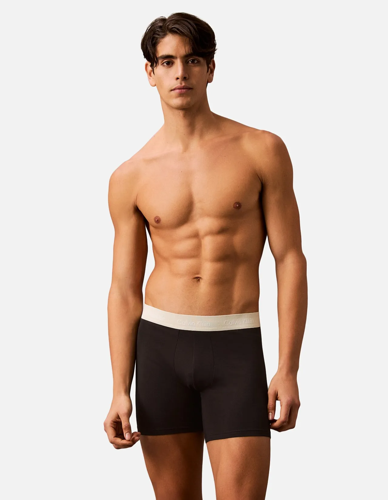 Cotton Stretch Long Leg Boxer Brief 3 Pack