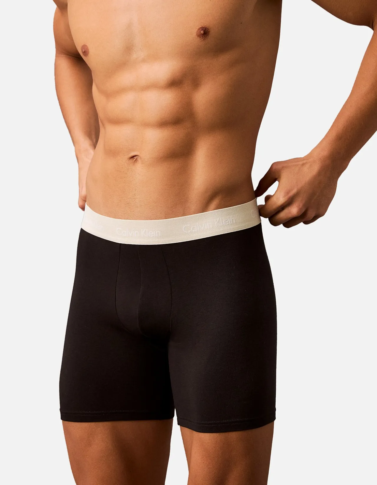Cotton Stretch Long Leg Boxer Brief 3 Pack