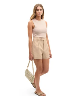 COTTON TWIST KNIT TOP