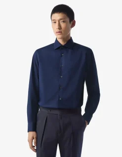 Couture Fit Wrinkle Free Cotton Twill Shirt