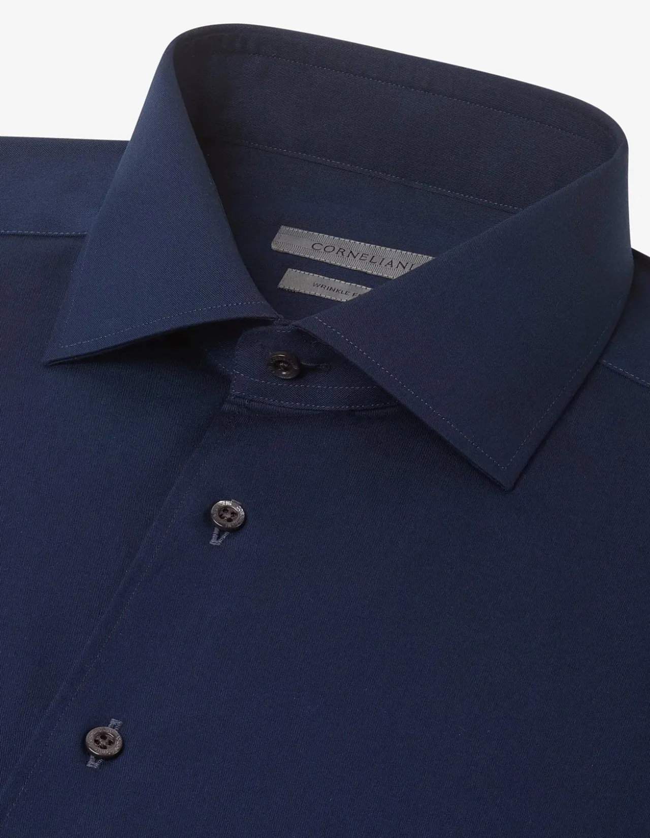 Couture Fit Wrinkle Free Cotton Twill Shirt