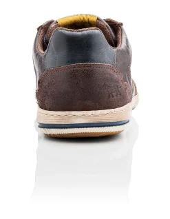 Crest Mens Leather Casual Lace Up Shoe