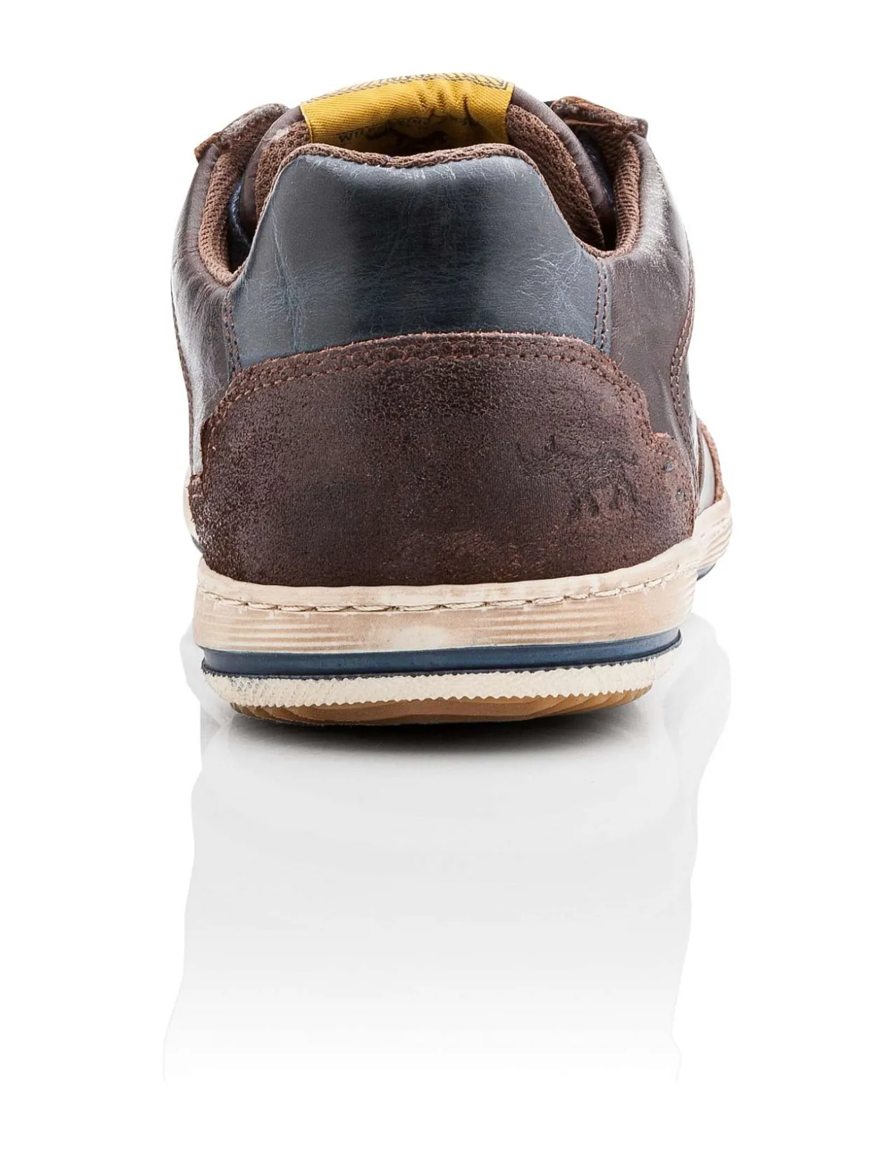 Crest Mens Leather Casual Lace Up Shoe