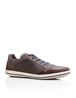 Crest Mens Leather Casual Lace Up Shoe