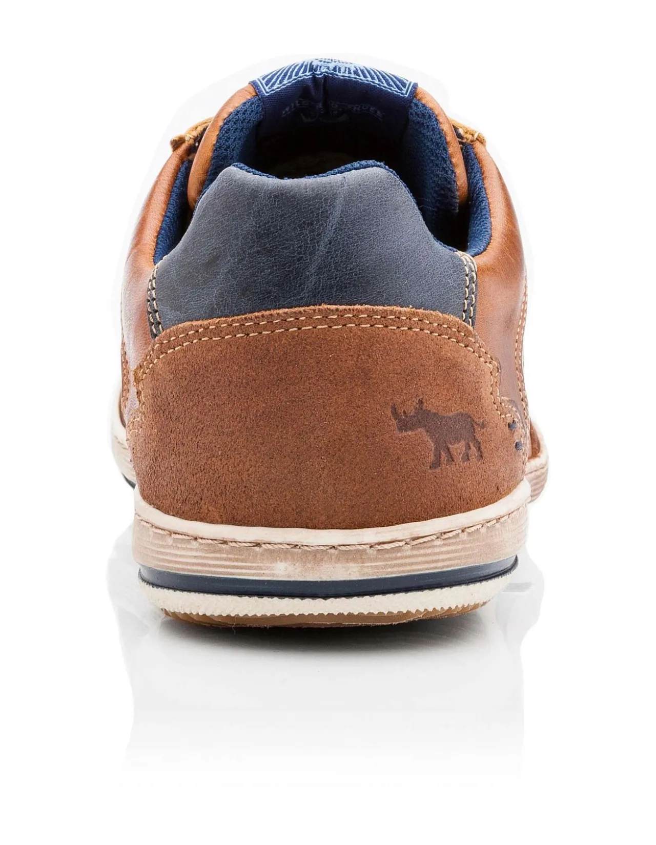 Crest Mens Leather Casual Lace Up Shoe