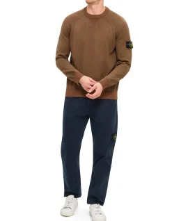 CREW NECK RAW HAND COTTON KNIT